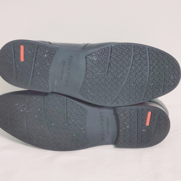 Rockport Hydro Shield Waterproof Black Leather Chukka Boots Mens 13 - Picture 9 of 10